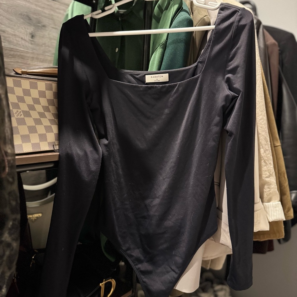 Babaton Black Long Sleeve Top